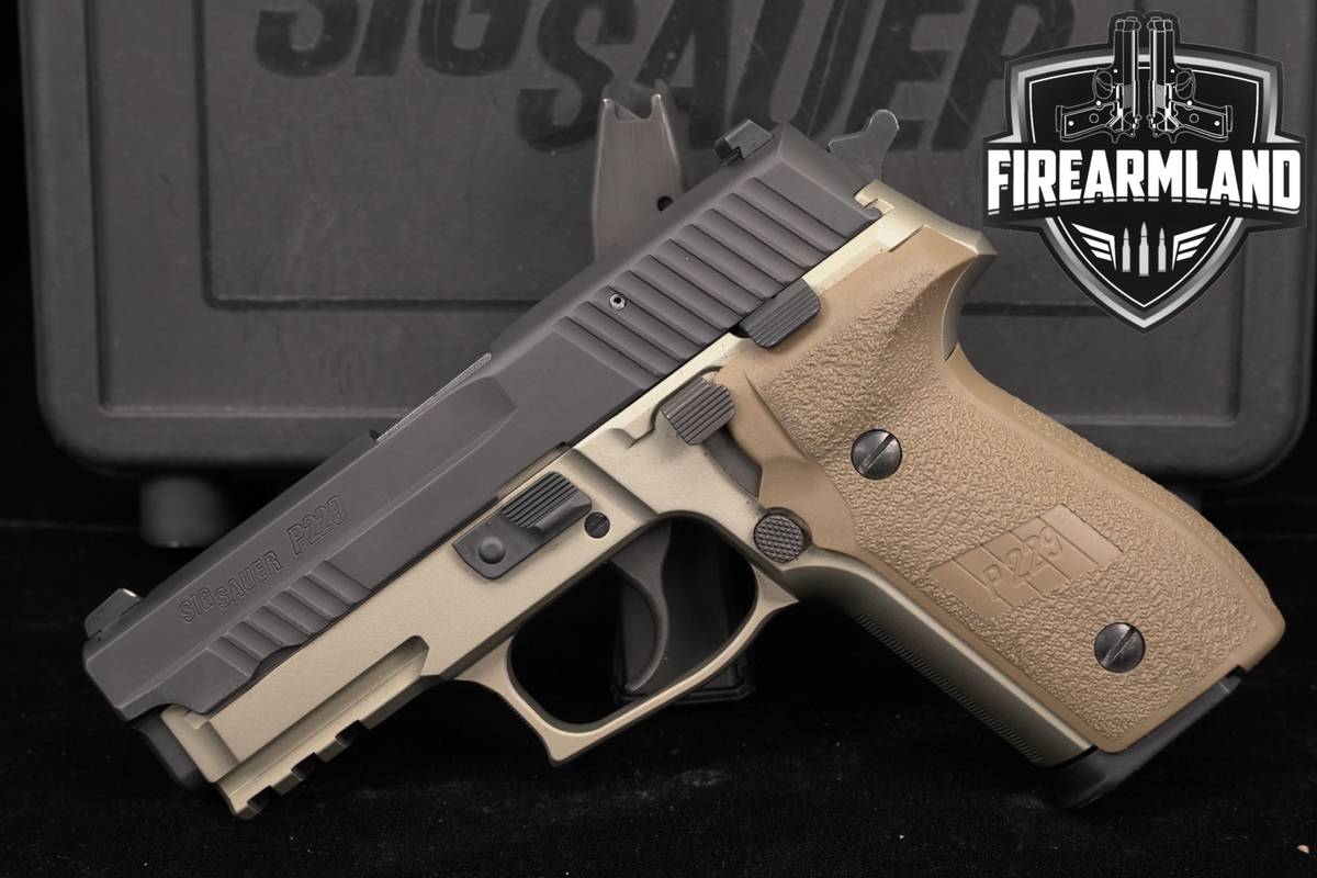 Sig Sauer P229 Combat 9mm Two-Tone P-229 +2 MAGS & ORIG CASE