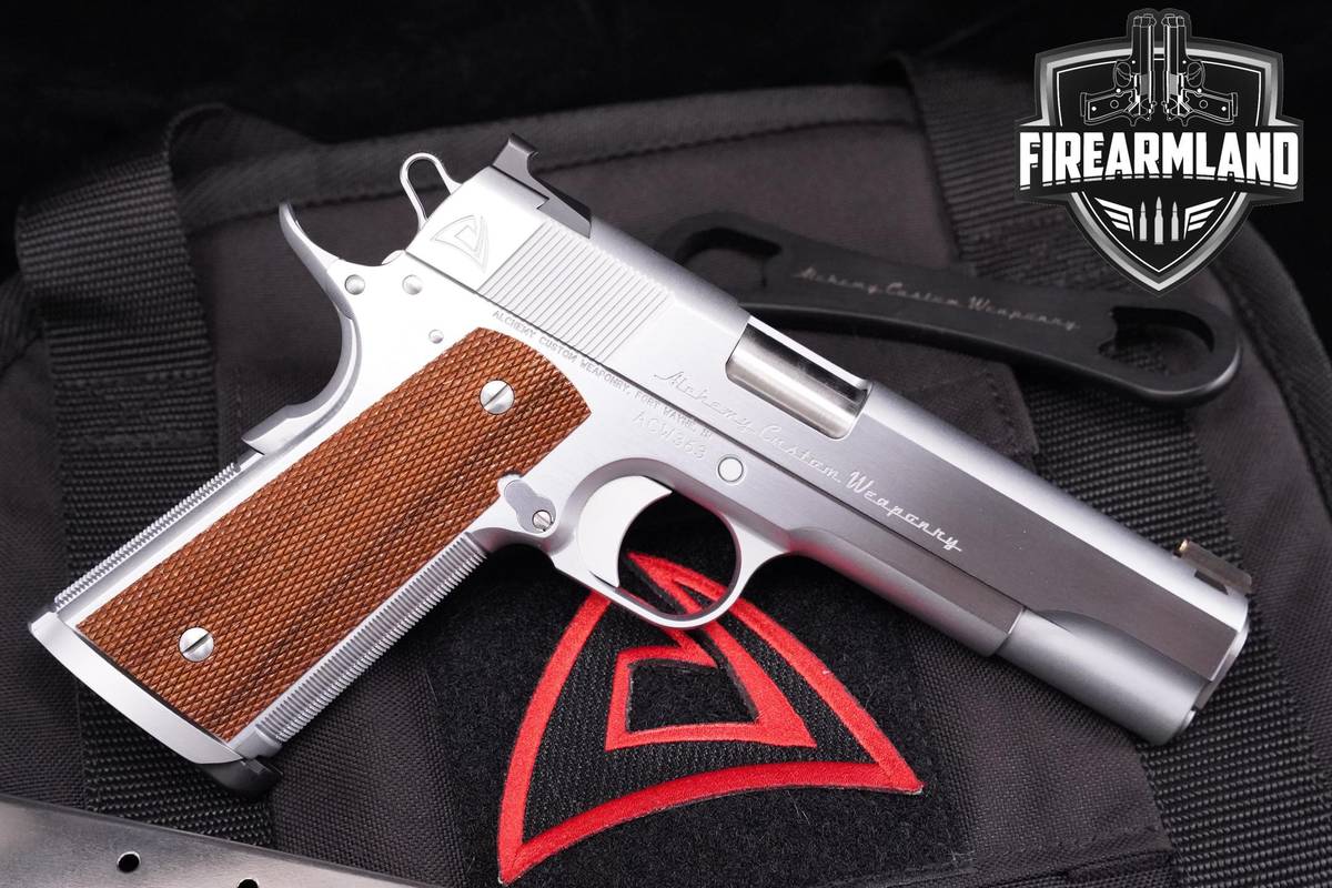 Alchemy ACW Prime Elite 1911 45 ACP 5" Hard Chrome 2 MAGS & ORIG CASE