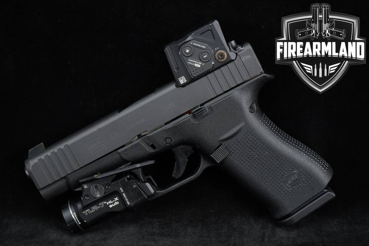 Glock 48 AIMPOINT COA 9mm G48 Slimline +7 MAGS, ORIG CASE & STREAMLIGHT