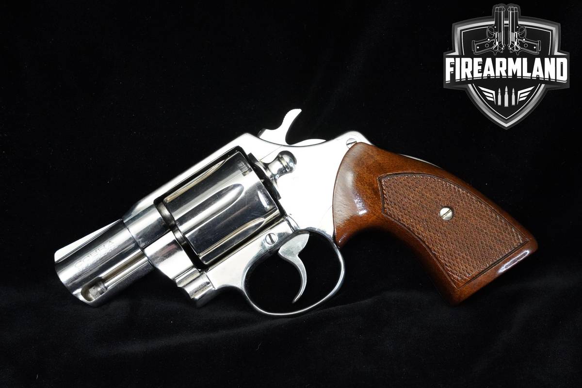 1975 Colt Cobra Agent 38 S&W 2" Nickel Plated Colt DA/SA