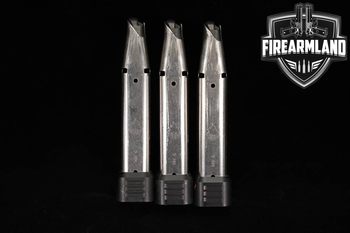 Atlas Gunworks THREE (3) 2011 / 1911 DS 20 Round Magazines 9mm Luger Mags