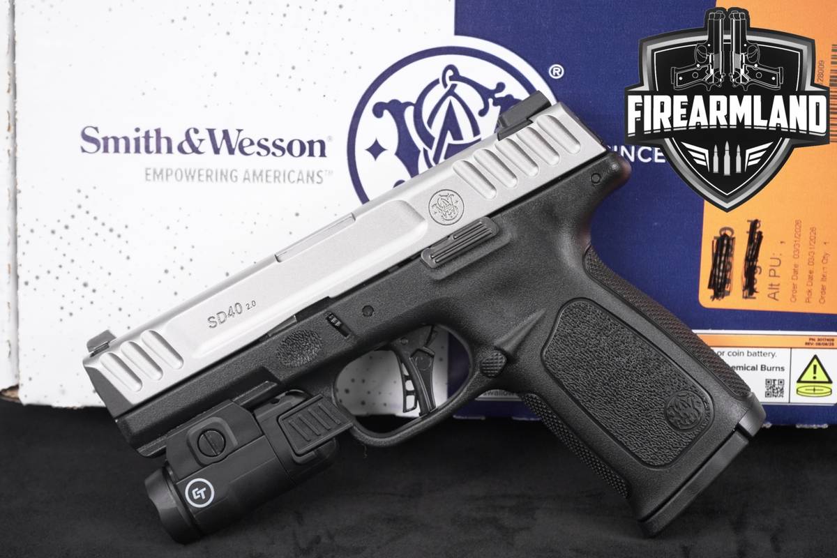 Smith & Wesson S&W SD40 2.0 40S&W 4" SD 40 CRIMSON TRACE LIGHT +ORIG BOX