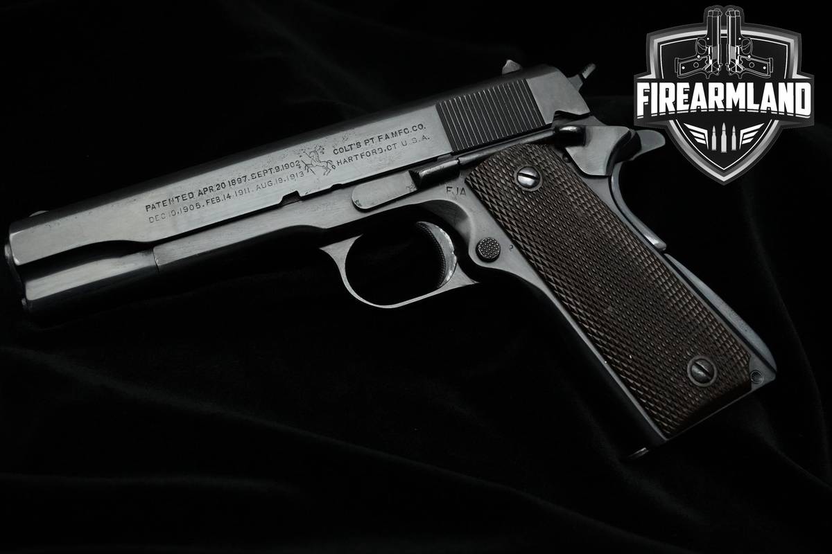 1943 Colt 1911A1 U.S. Army 45 ACP 5" 1911A1 Colt 1911-A1 US Army +3 MAGS