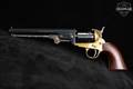 F.lli Pietta Model 1851 Navy Confederate Navy Brass Frame .44 Polished Brass & Blued in Very Good Condition Image 5