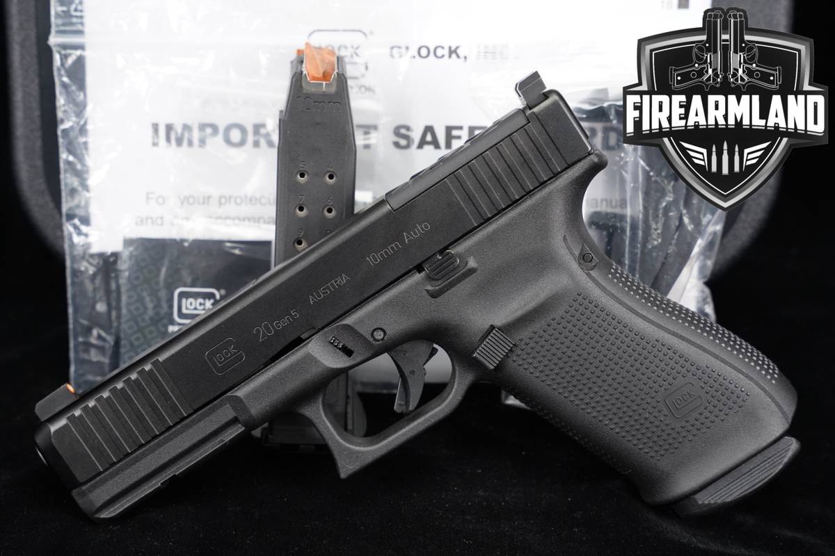 Glock 20 Gen5 MOS 10mm 4.61" G20 +2 MAGS & ORIG CASE