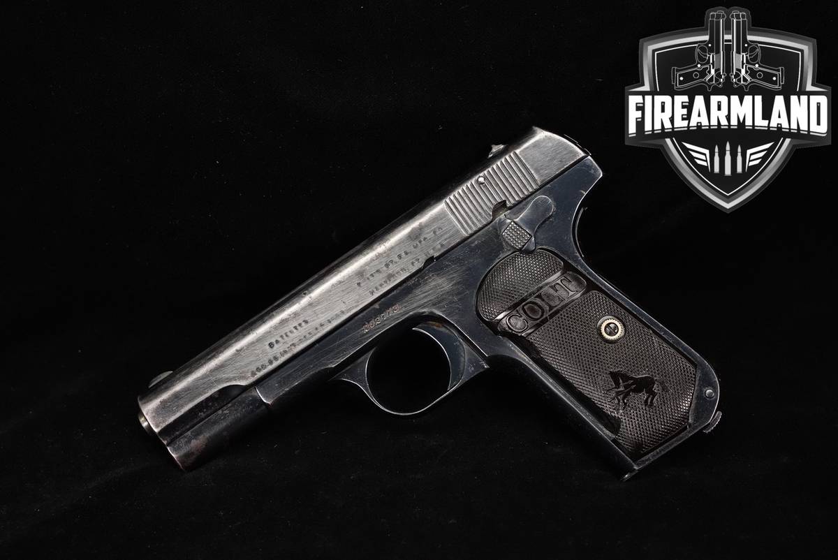 WWI 1918 Colt Model 1903 Pocket Hammerless Type III 32 ACP WW1 M1903