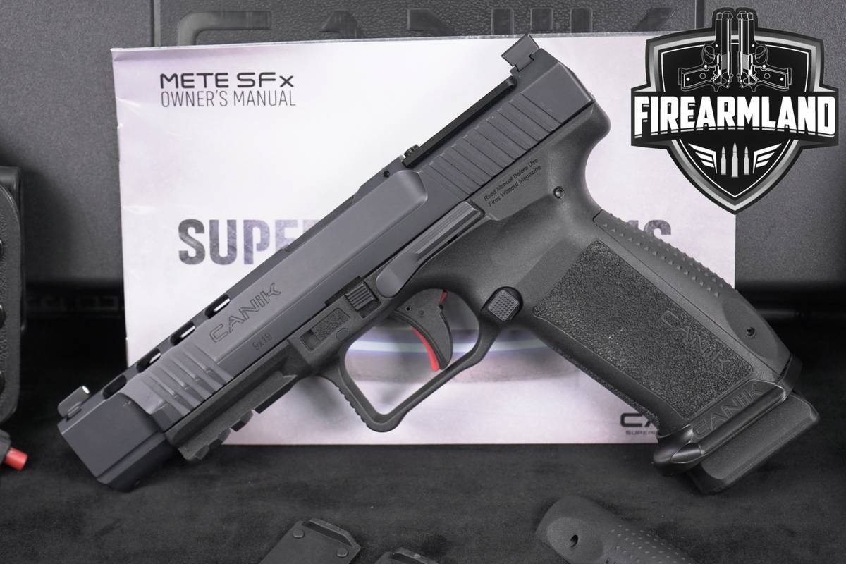 Canik METE SFx 9mm Optics-Ready 5.2 +2 MAGS, ORIG CASE & HOLSTER