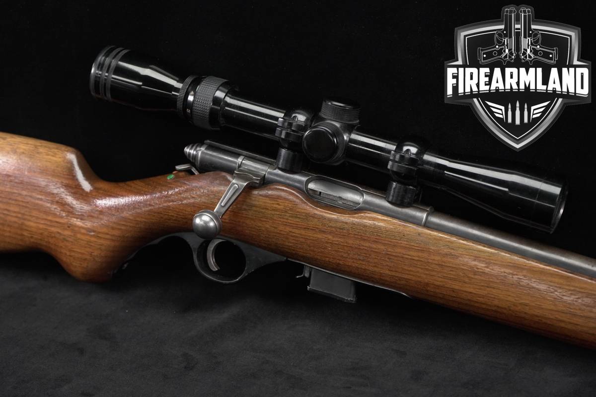 1950s Mossberg Model 142A 22LR 18 Walnut Folding Forend Monopod + SCOPE