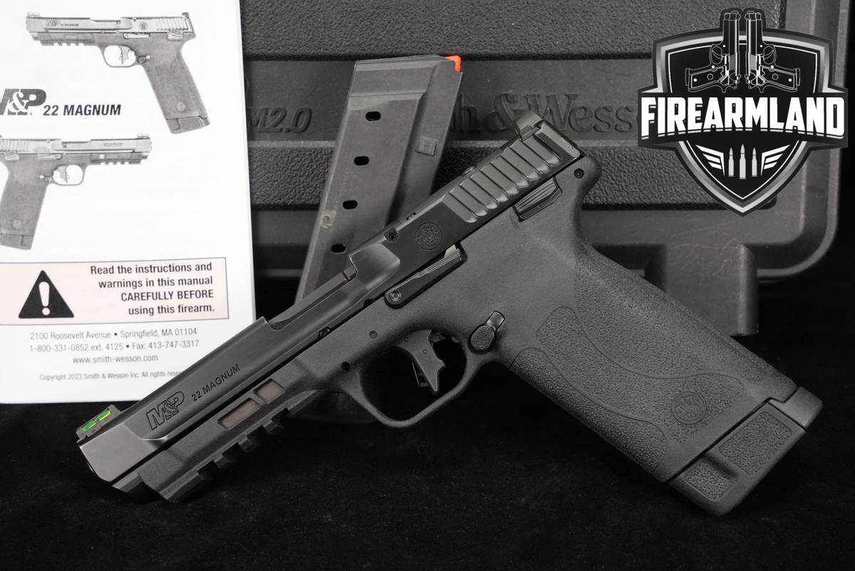 LIKE-NEW Smith & Wesson M&P 22 Magnum S&W 22WMR M&P22 +2 MAGS, ORIG CASE