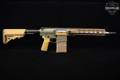 Palmetto State Armory (PSA) Sabre-10A1 6.5 Creedmoor; Billet Receiver Set 6.5 Creedmoor Two-Tone Moss Green & Tan in Excellent Condition Image 3