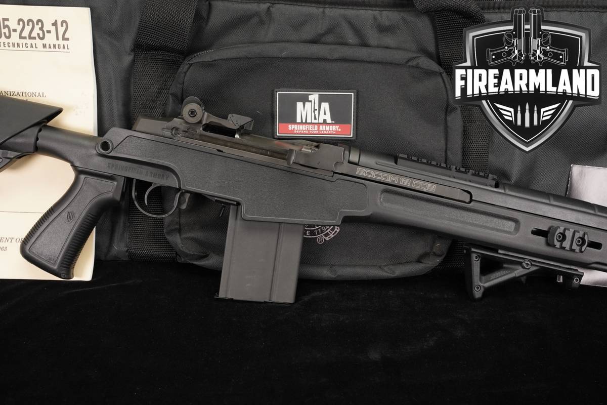 Springfield Armory M1A SOCOM 16 CQB 308 Winchester 16.25 +2 MAGS & ORIG BOX