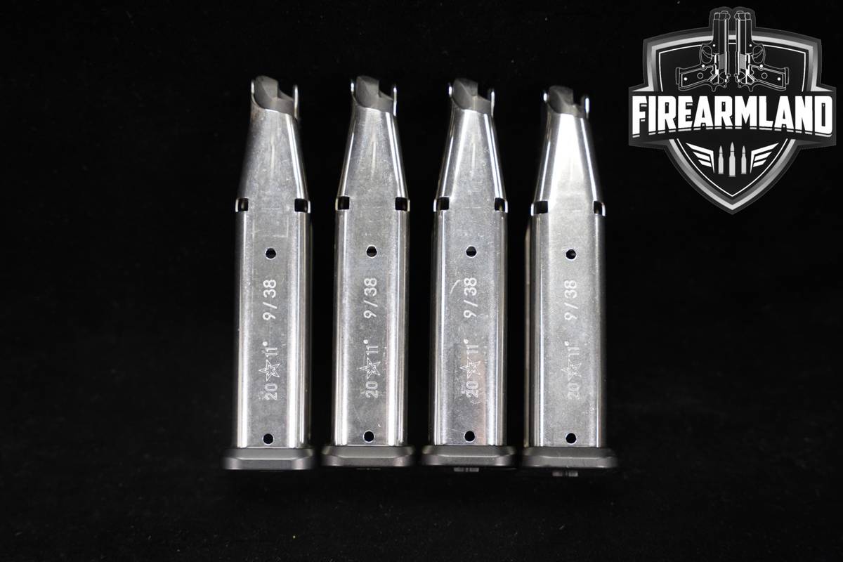 Staccato (STI) FOUR (4) 2011 G3 16-Round Magazines 9mm 38 Super Mags