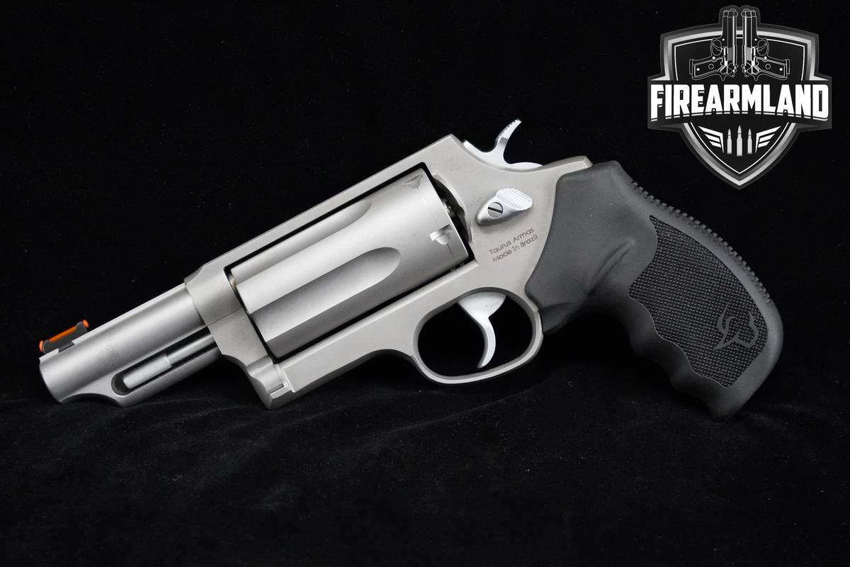 HAND-CANNON Taurus The Judge 45-Colt 410-Gauge 3" Matte Stainless DA/SA