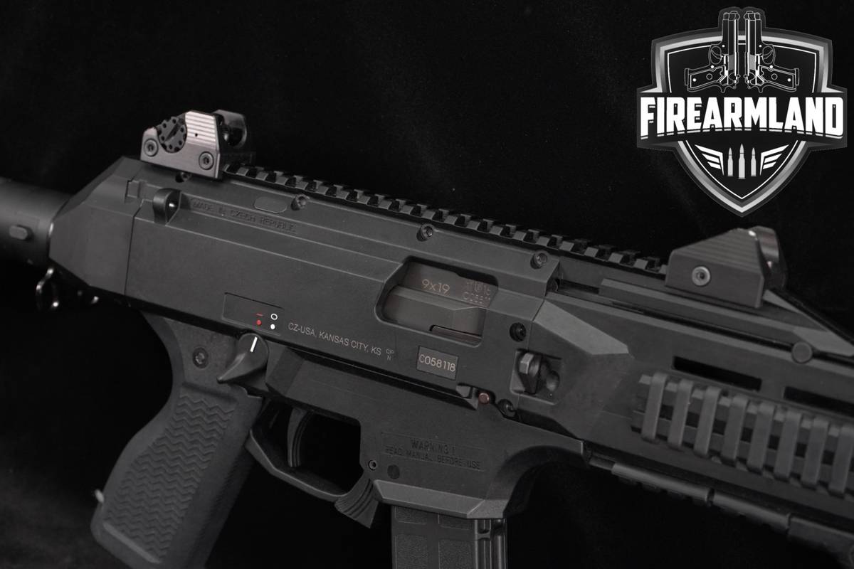 CZ Scorpion EVO 3 S1 Pistol 9mm 7.72 PCC KAK FIN BRACE, THREADED