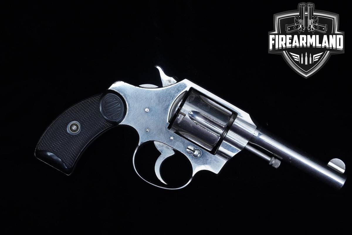 1929 Colt Pocket Positive 32 Police 3.5" Nickel Finish Colt-Pocket Positive