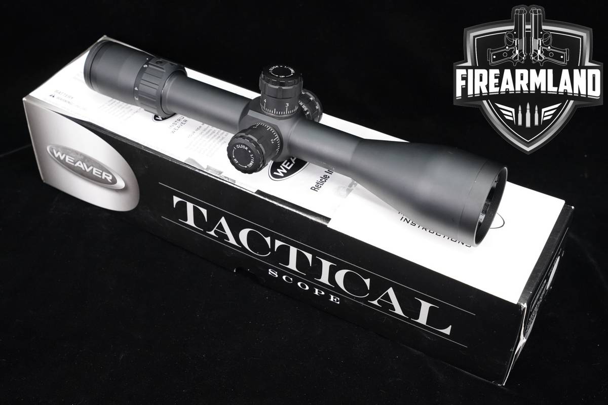 Weaver Model 800363 Tactical Riflescope 3-15x50mm EMDR Reticle MRAD FFP