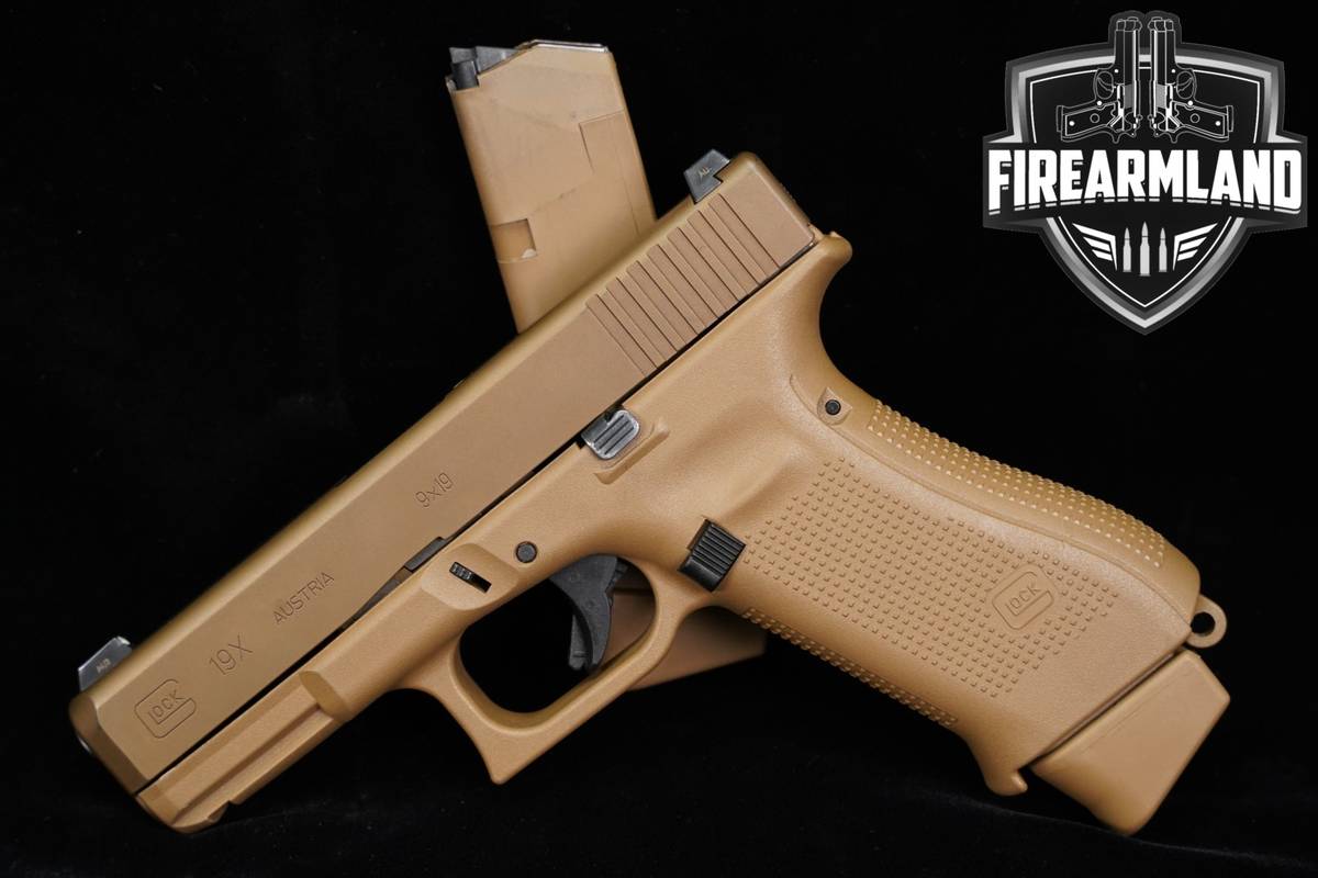 Glock 19X 9mm 4.02" Crossover Gen5 G19X Coyote +2 MAGS