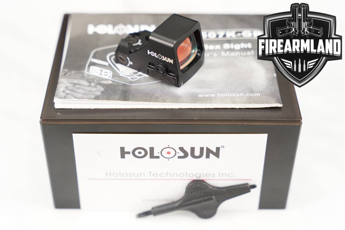 Holosun HE507K-GR X2 Green 2 MOA Dot & 32 Circle Red Sight HE-507K