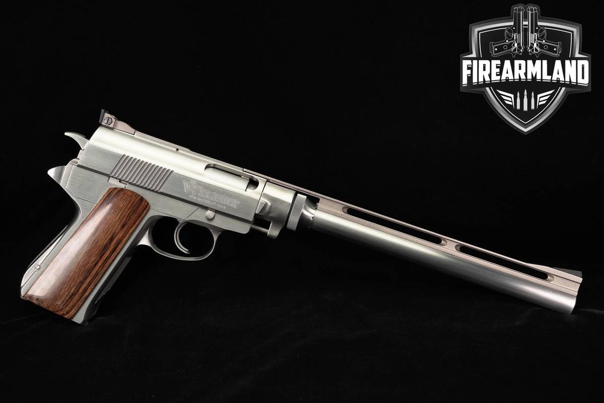 HAND CANNON Wildey Survivor 475 Magnum 12" Stainless DA/SA
