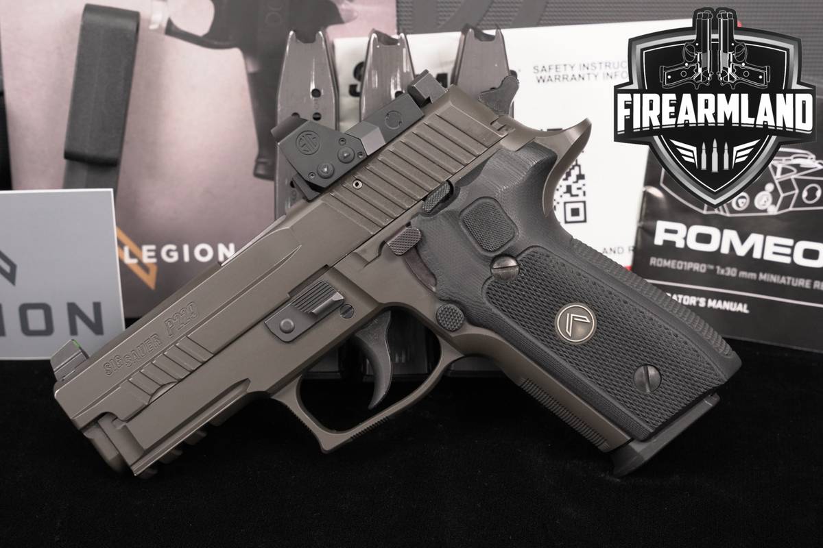 Sig Sauer P229 Legion RXP 9mm 3.9 P 229 +3 MAGS, ORIG CASE, ROMEO1 OPTICS