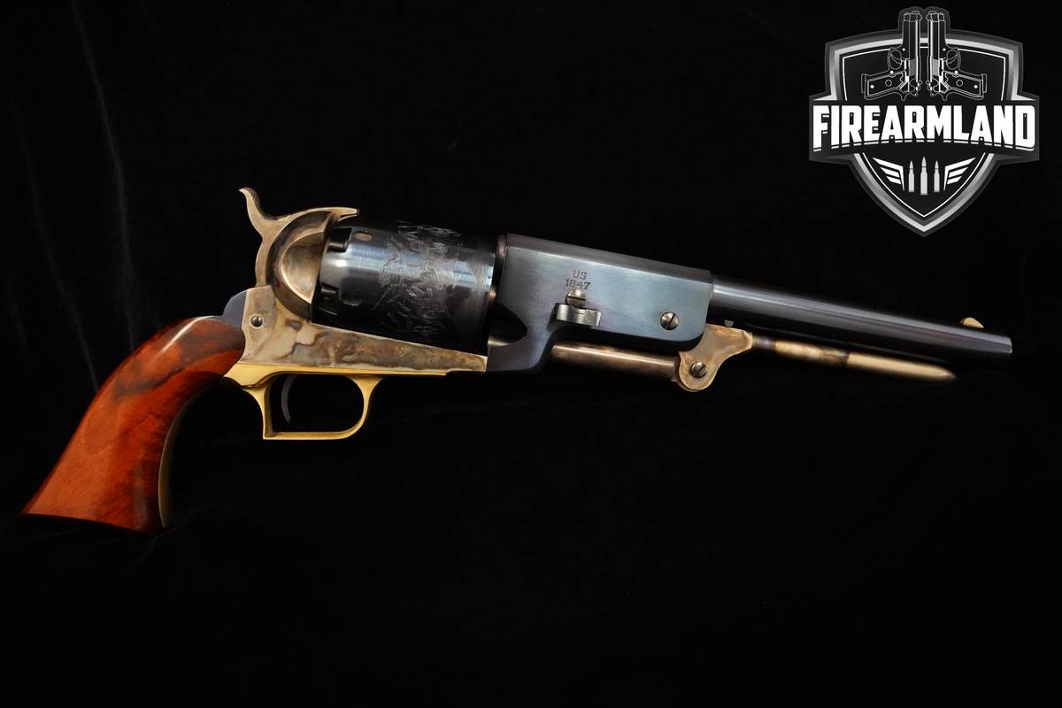 MINTY! 1999 A Uberti Model 1847 Walker 44 BPM 9" Two-Tone 1847
