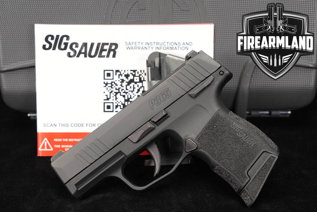 Sig Sauer P365-380 BSS MS Optics-Ready 380ACP P 365 +2 MAGS & ORIG CASE