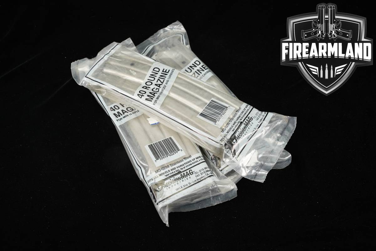 Precision Mag Industries (PMI) THREE (3) Ruger Mini-14 40-Rd Mini14 Mags