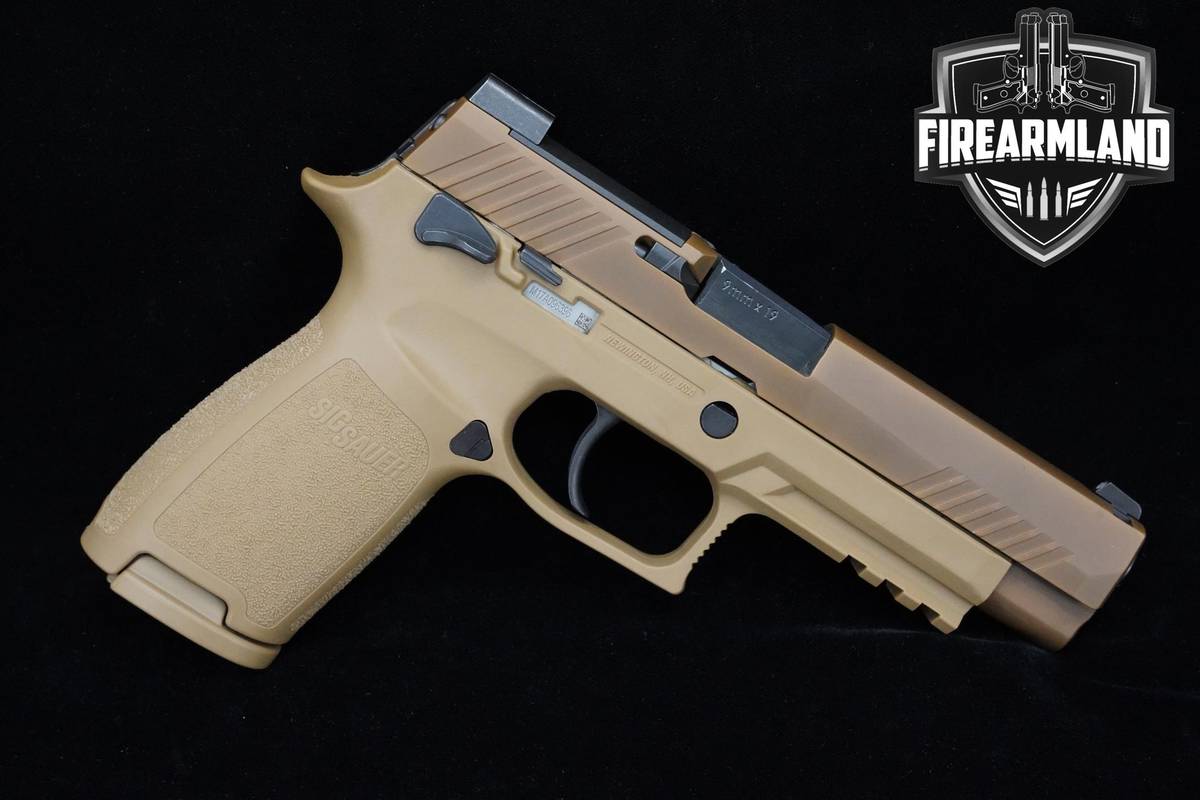 Sig Sauer P320 M17 9mm 4.7" Coyote Tan Sig-Sauer P320 P-320-M17 +4 MAGS