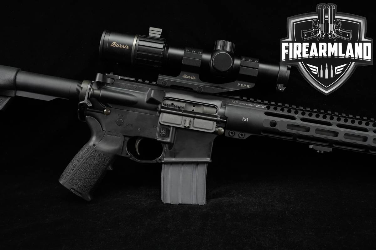 Tactical Machining TM-15 5.56 NATO AR15 20" +BURRIS LPVO, LIGHT, 2 MAGS