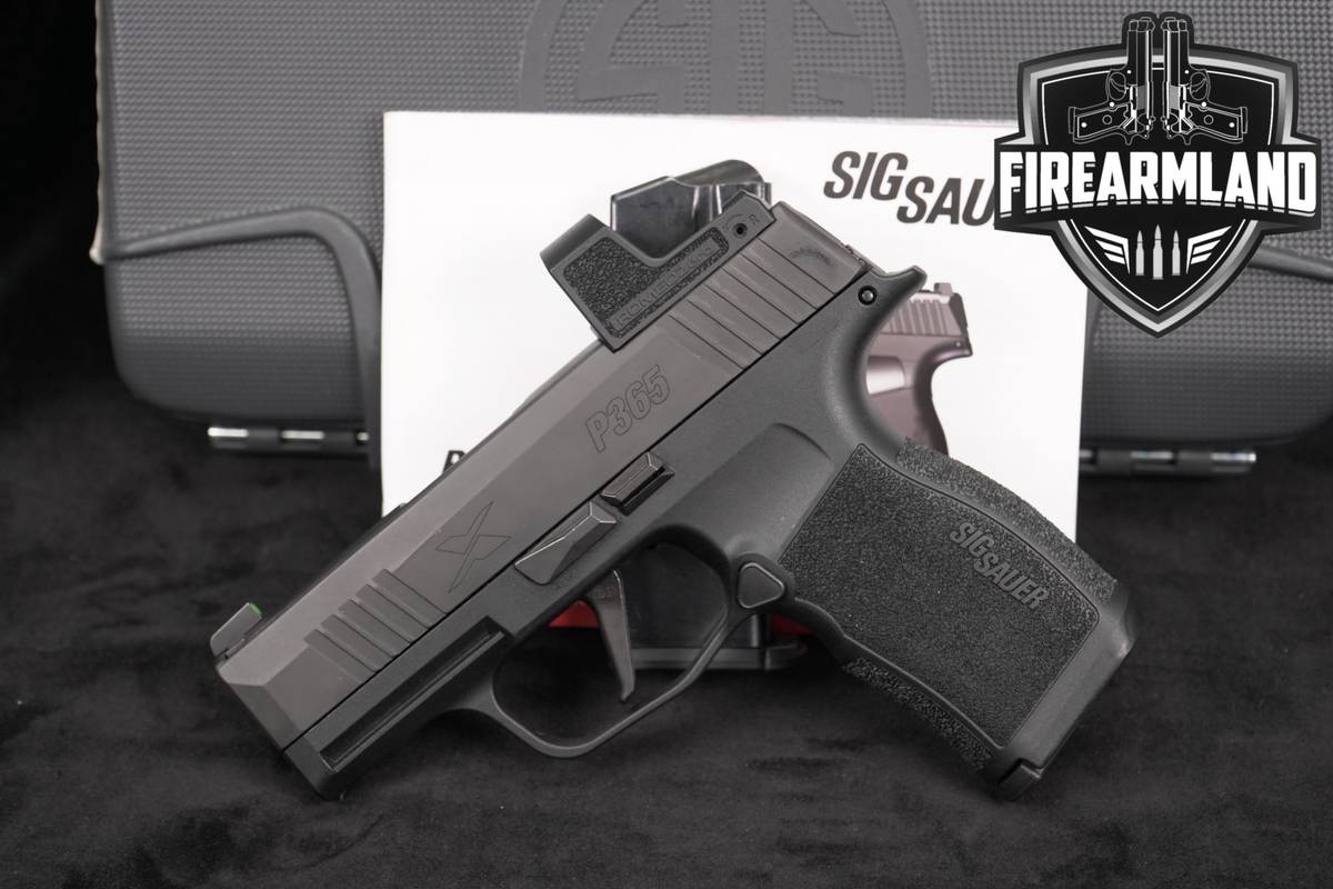 Sig Sauer P365X ROMEOZero 9mm 3.1 P 365 X P365 +2 MAGS, ORIG CASE, OPTICS