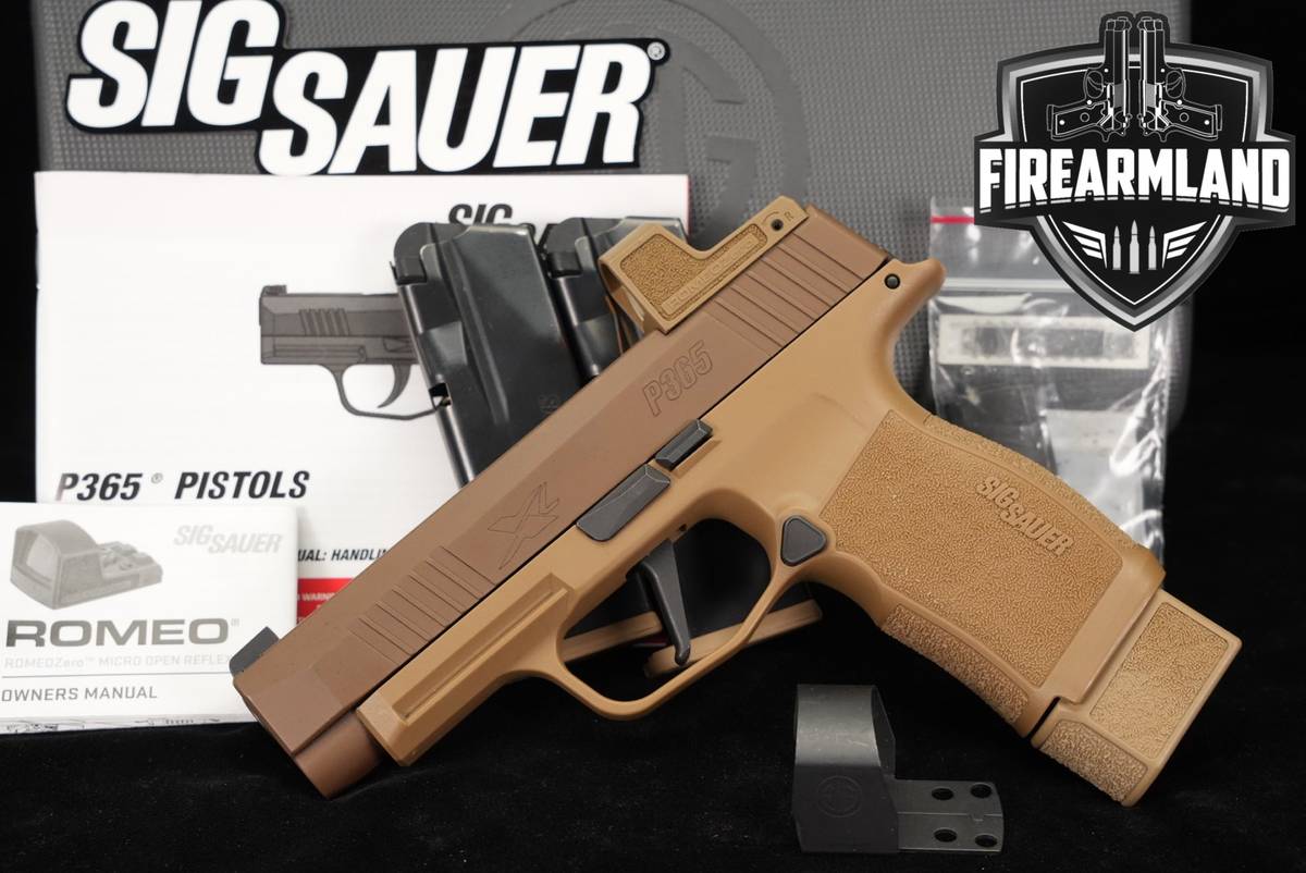Sig Sauer P365 XL XSeries Coyote NRA19 EDITION 9mm OR +3 MAGS & ORIG CASE