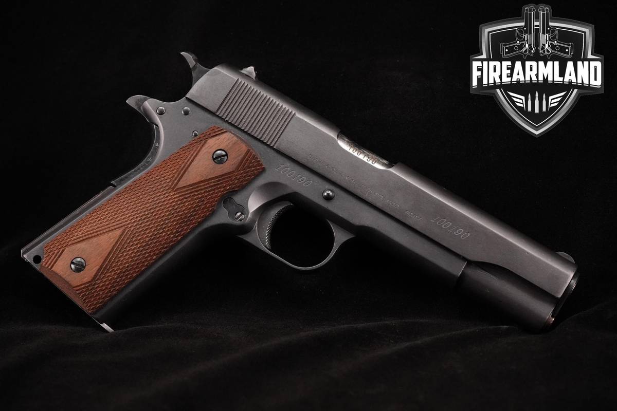 VINTAGE 1958 Sistema-Colt Model 1927 45 ACP 1911 5" Blued +2 MAGS