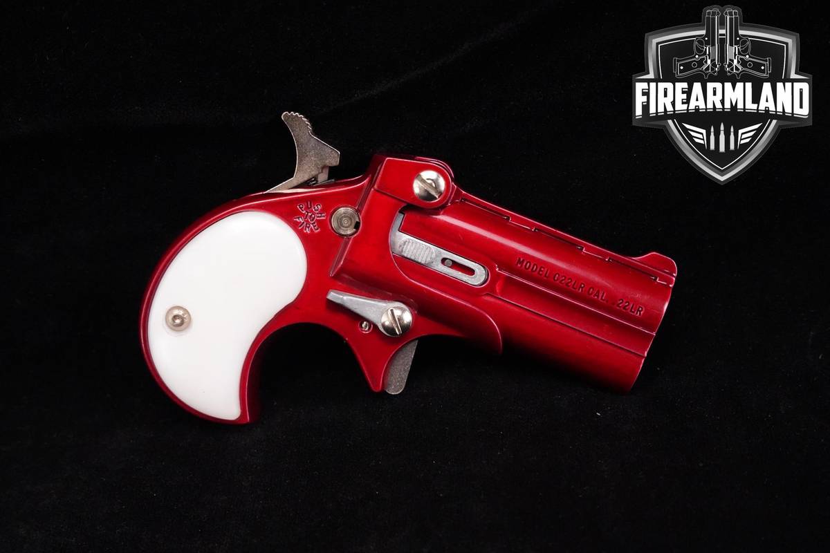 Cobra Ent C22 22LR 2.4" Red Derringer Over Under +ORIG BOX