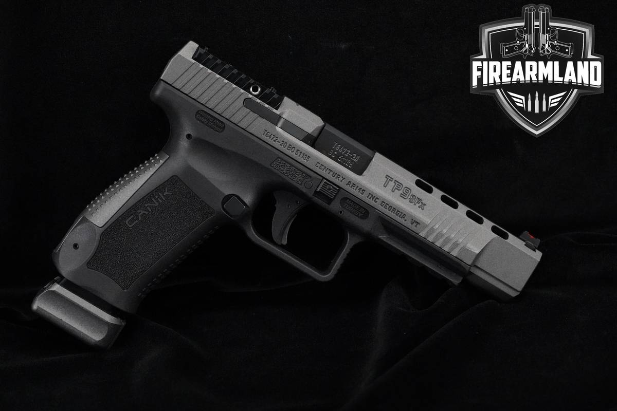 Canik TP9 SFx 9mm 5.2" Tungsten Gray Cerakote Canik