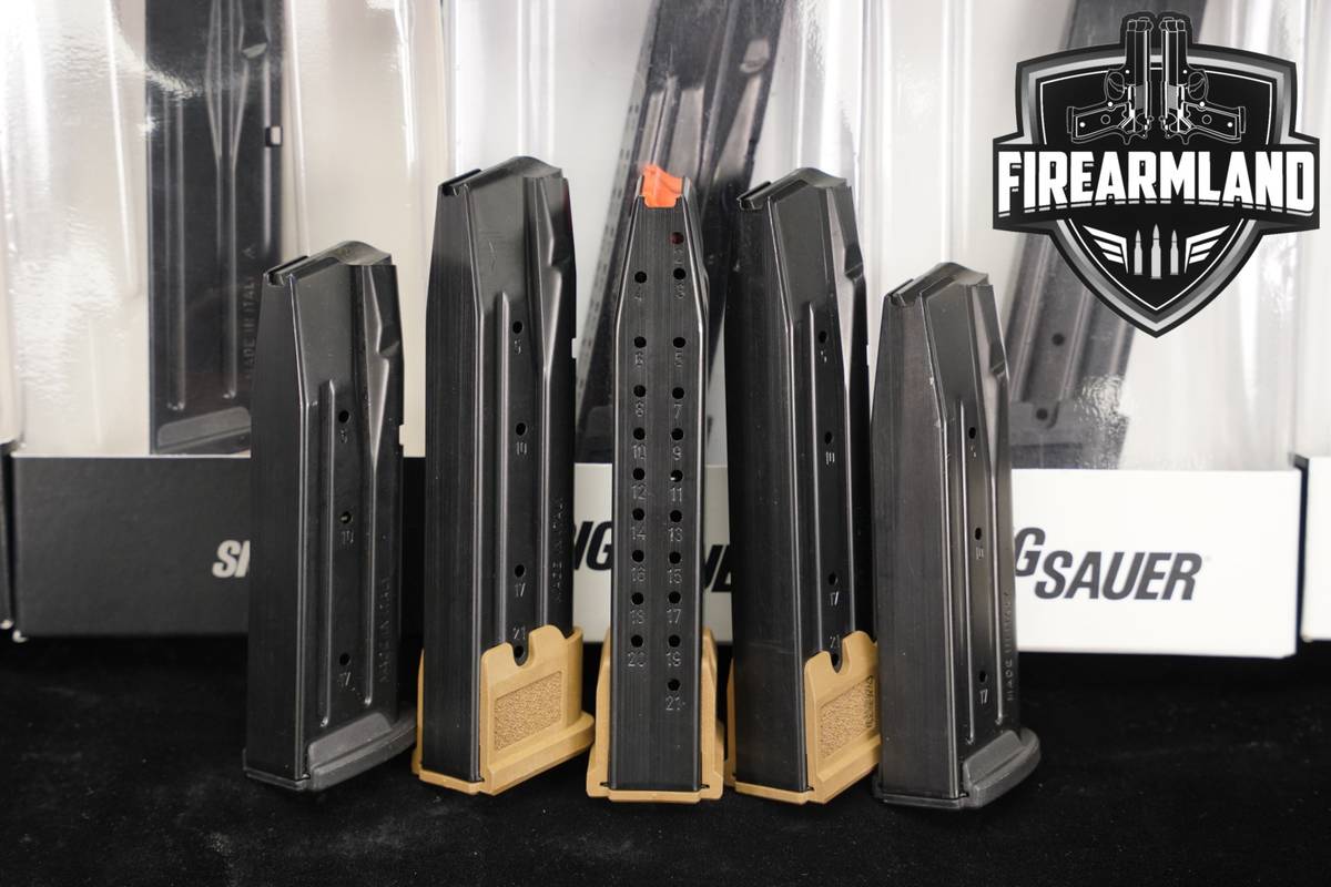 Sig Sauer TEN (10) P320 17 & 21 Round Magazines 9mm Luger P-320 Mags