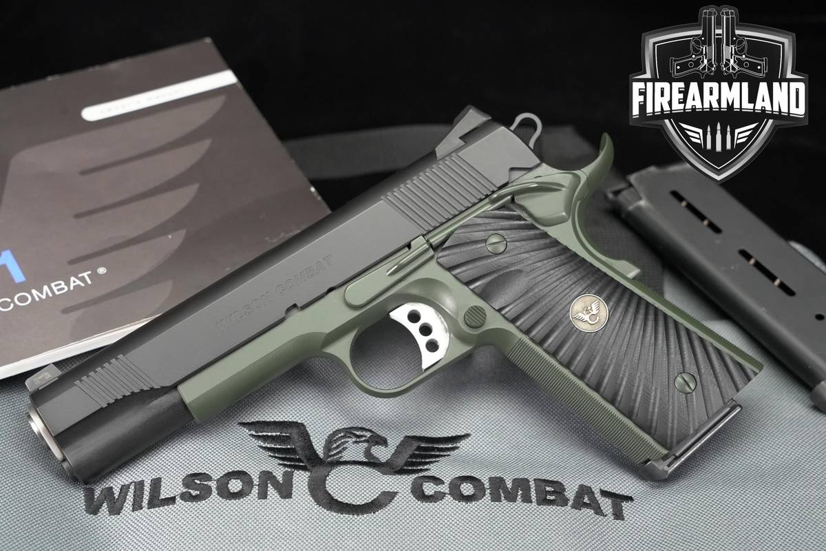 Wilson Combat WC CQB Full-Size 45 ACP 1911 5" Two-Tone +2 MAGS & ORIG CASE