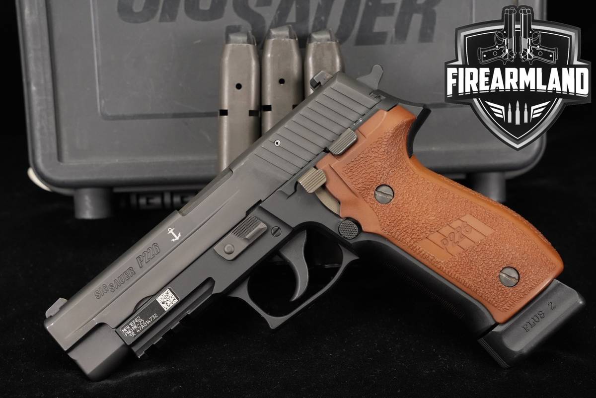 Sig Sauer P226 MK25 9mm 4.4" P 226 Mark 25 NAVY +4 MAGS & ORIG CASE