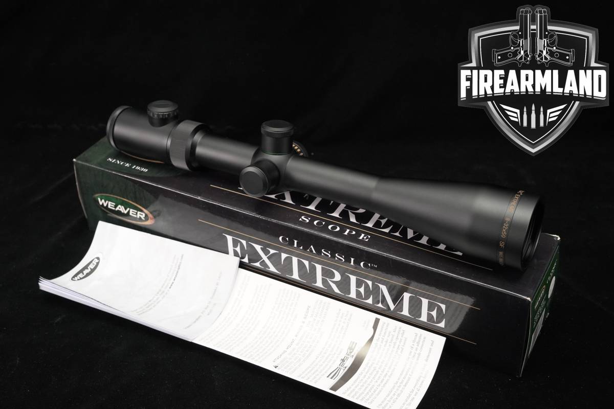 Weaver Model 800711 Classic Extreme 8-32x50mm SFP Illuminated G4 Reticle