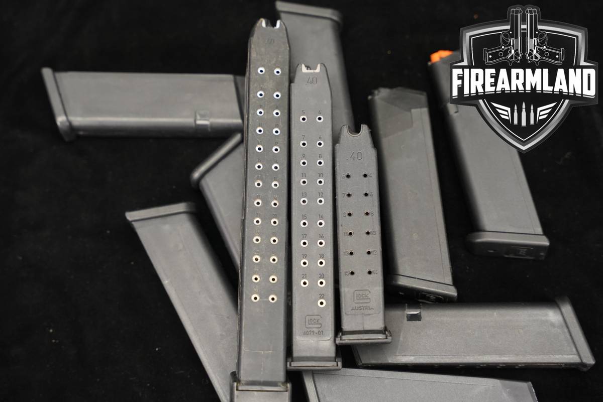 ELEVEN (11) Glock G22 15, 22, & 29 Round Magazines .40 S&W Mags