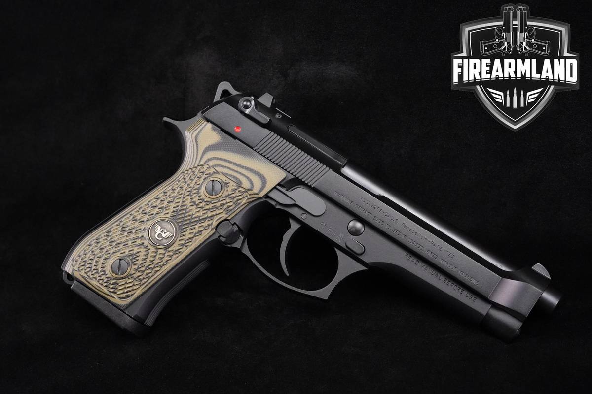 Beretta 92FS 9mm 4.9" Black-Bruniton Black Wilson-Combat Grips +4 MAGS