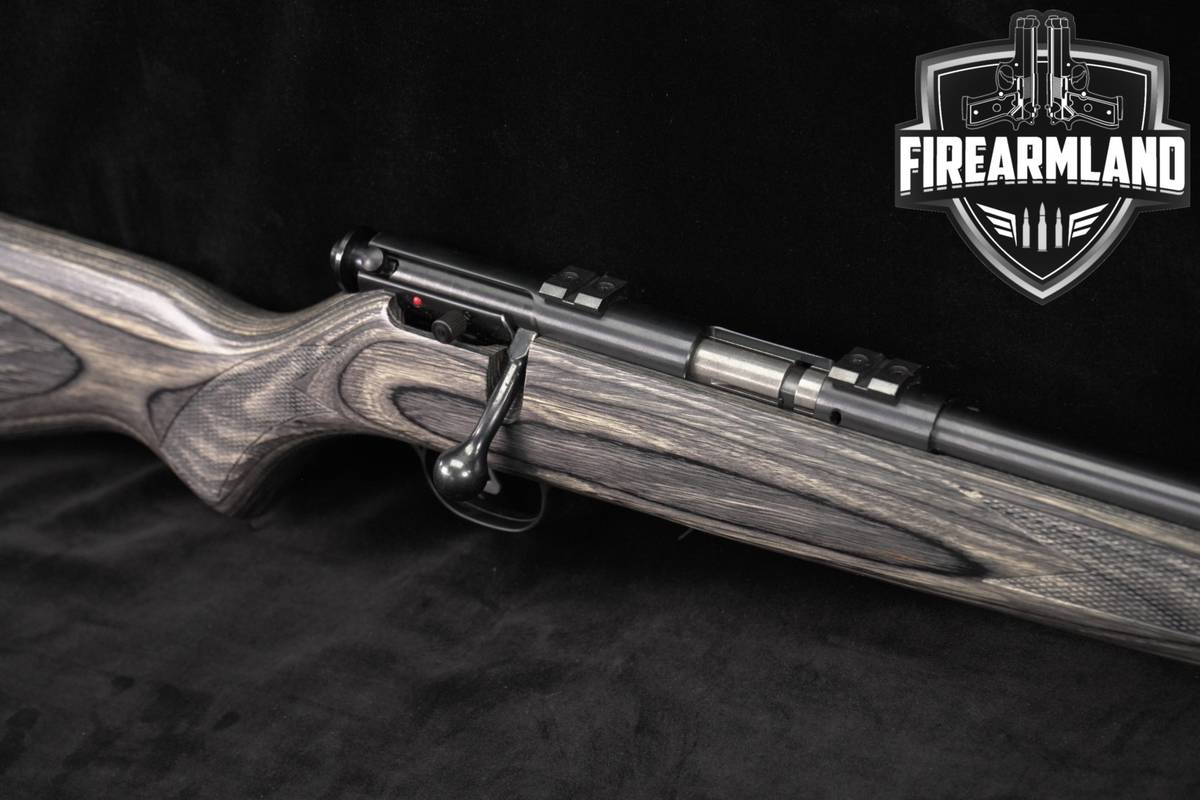 Savage Arms Model 93R17 BV 17 HMR 21 Blued & Gray Laminate 93 R17