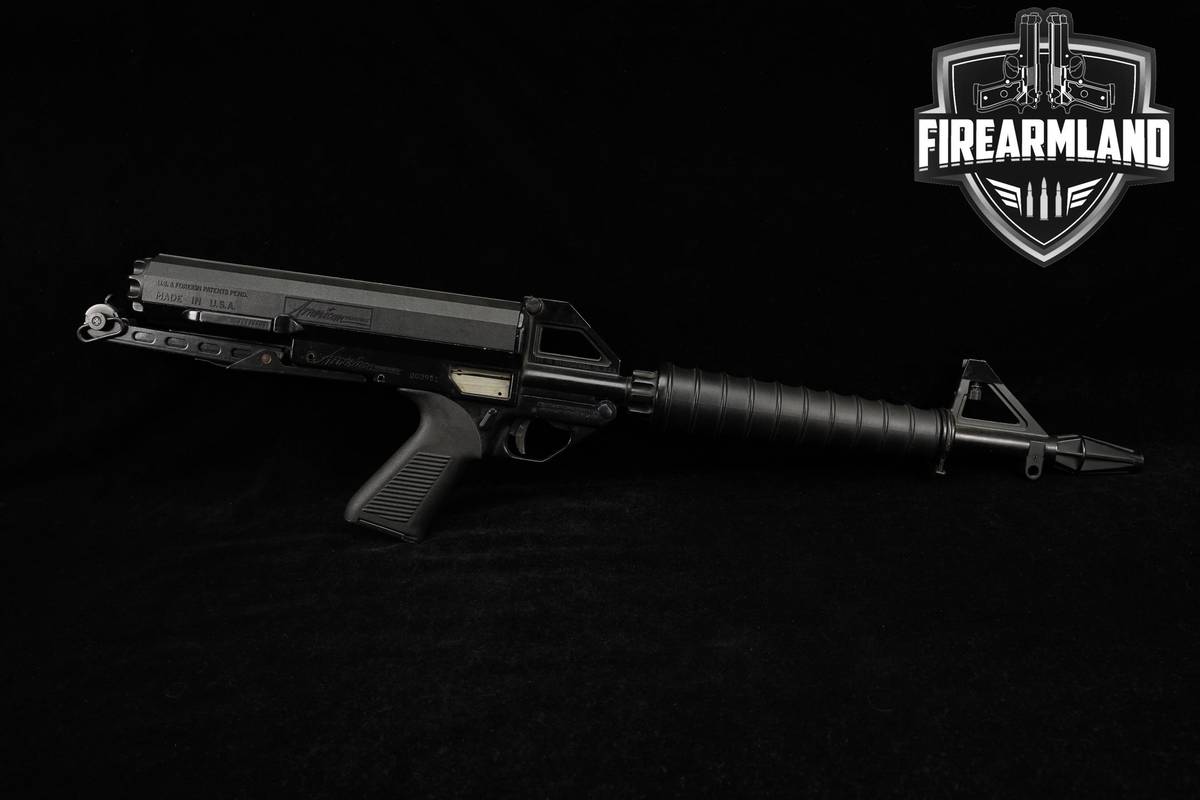 American Industries Calico M-100 22LR 16.1" Folding Skeleton Stock