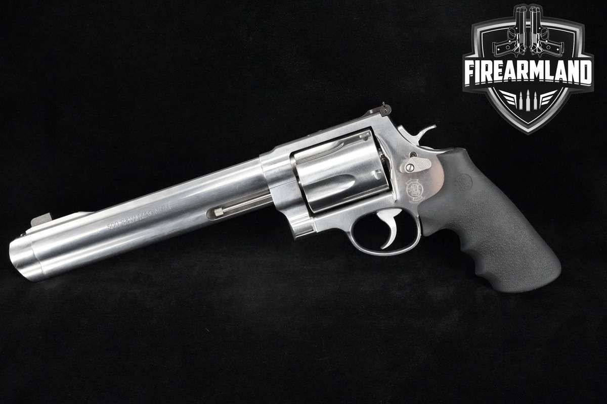 HAND-CANNON Smith & Wesson Model 500 8.38" Stainless S&W 500 M500 X-Frame