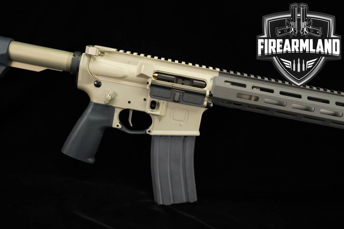 Q Sugar Weasel Rifle 5.56 NATO AR-15 AR15 16" Tan & Gray +ORIG BOX