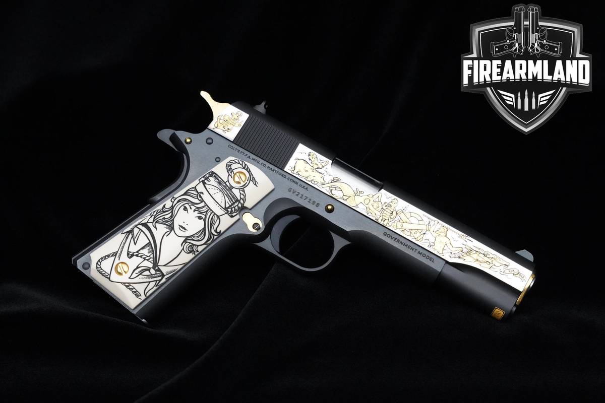 Colt 1911A1 Government Legendary Sailor Tattoos Tribute 45 ACP 1911 1911-A1