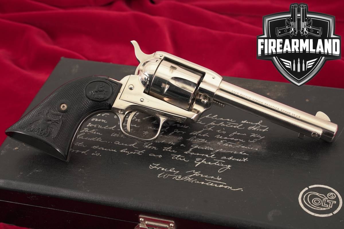 Colt Frontier Scout Lawman Series - BAT MASTERSON COMMEMORATIVE 22LR 4.75"