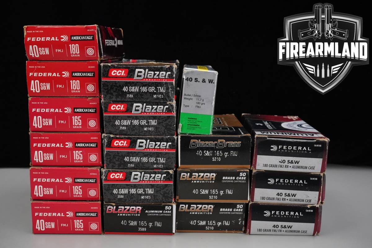 900 RDS! 40 S&W Ammo 40S&W