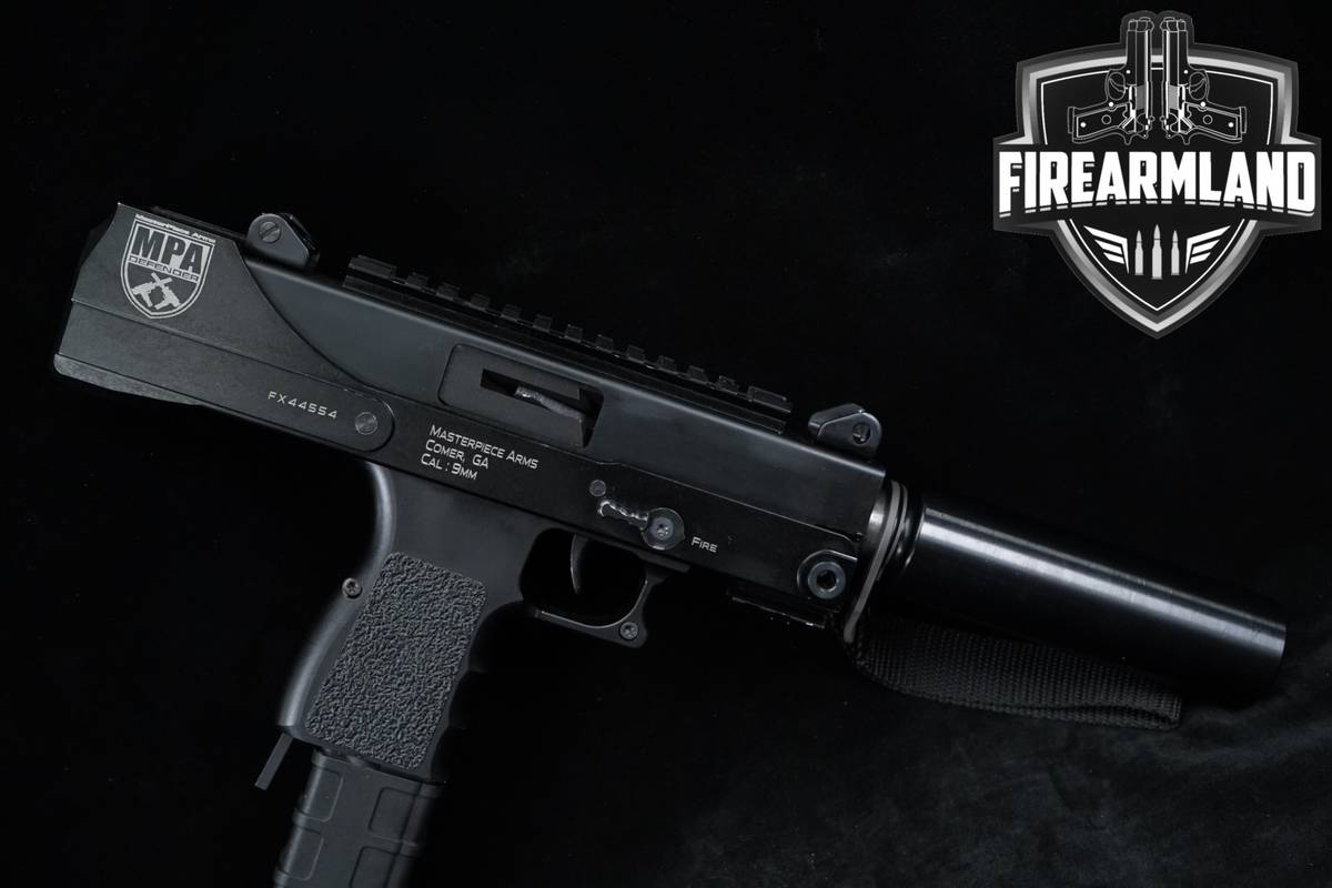 MAC-10 STYLE MasterPiece Arms MPA MPA30 SST 9mm 6" +2 MAGS & ORIG CASE