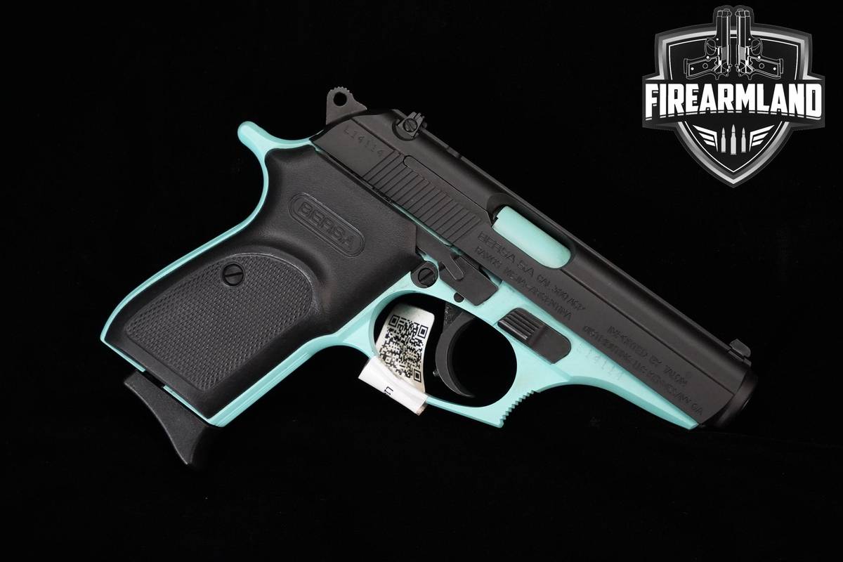 Bersa Thunder 380 Tiffany Blue 380 ACP 3.54" Two-Tone Bersa +ORIG CASE