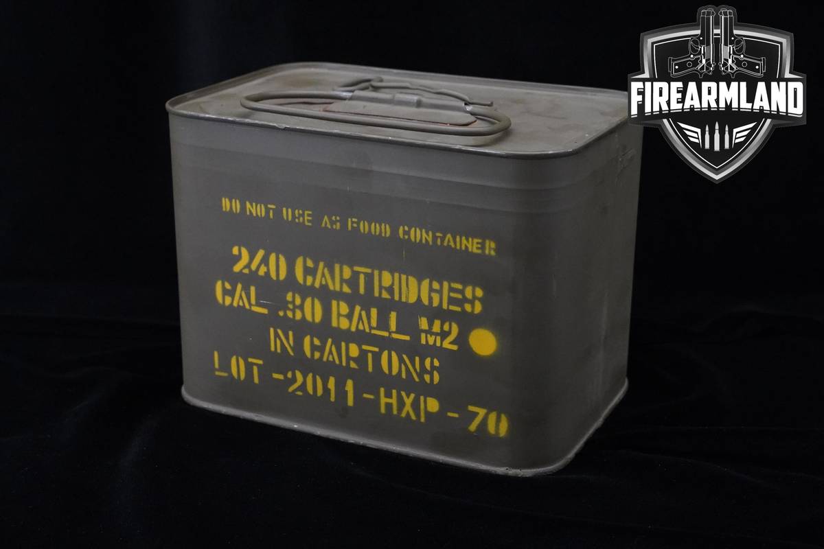 Greek HXP M2 Ball .30-06 Spam Can Ammo 30-06 Ammo 240 ROUNDS
